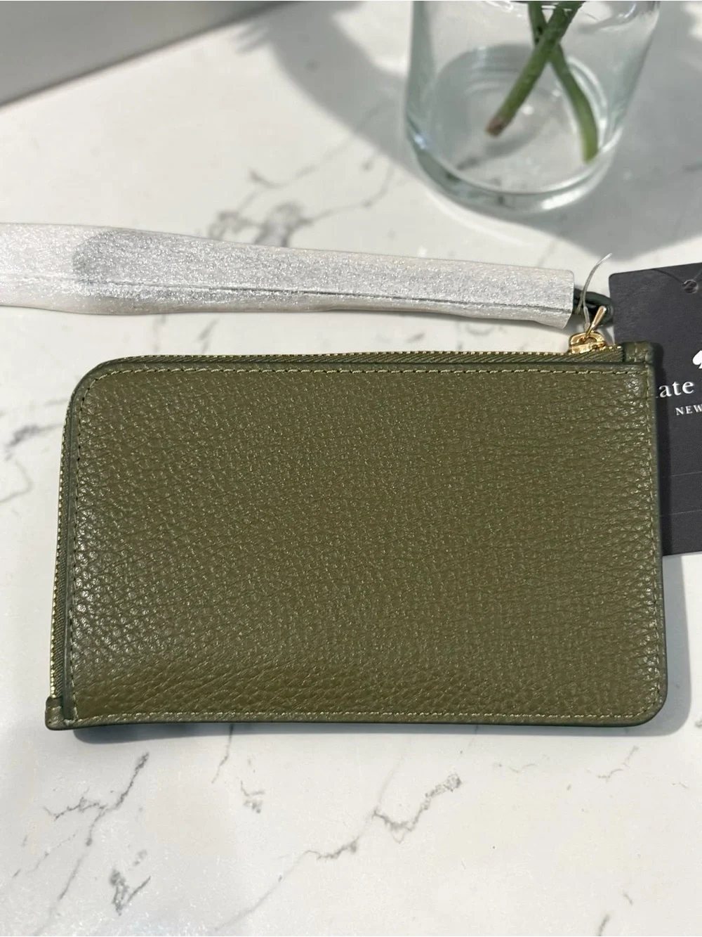 Kate Spade Pebbled Leather Knott ColorBlock Duck Green Satchel Xbody & Wristlet